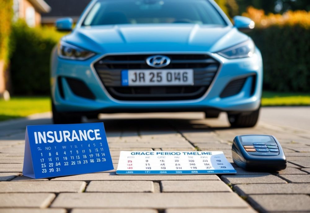 Modern car on suburban street - Auto Insurance